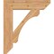 Ekena Millwork Legacy Slat Smooth Bracket, Western Red Cedar, 5 1/2"W x 28"D x 32"H BKT06X28X32LEC06SWR - alternate 2